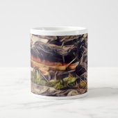 Orange Guana Art Jumbo-Tasse (Vorderseite)
