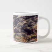 Orange Guana Art Jumbo-Tasse (Rechts)