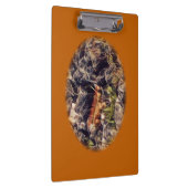 Orange Guana Art Klemmbrett (Rechts)