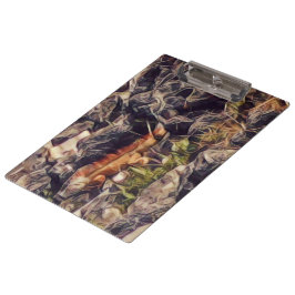 Orange Guana Art Klemmbrett