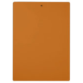 Orange Guana Art Klemmbrett (Rückseite)