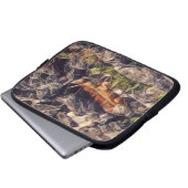 Orange Guana Art Laptopschutzhülle (Vorne Knopf)