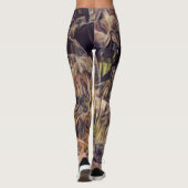 Orange Guana Art Leggings (Rückseite)