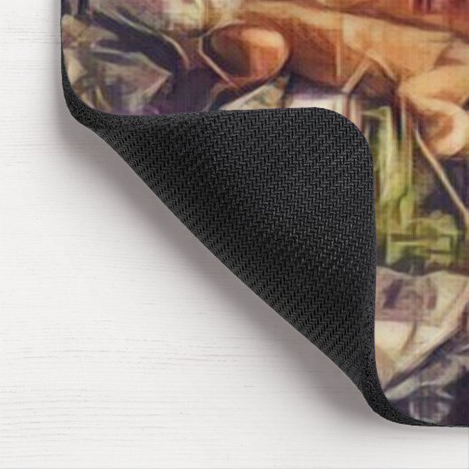 Orange Guana Art Mousepad (Ecke)