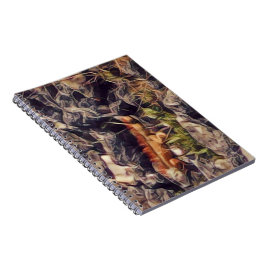 Orange Guana Art Notizblock