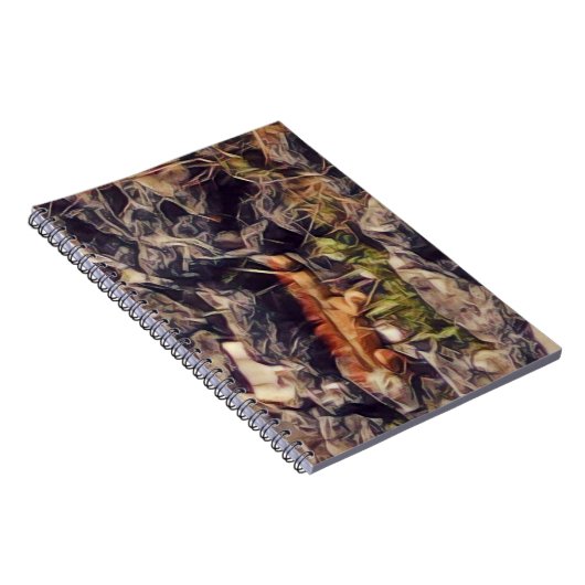 Orange Guana Art Notizblock (Rechte Seite)