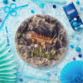 Orange Guana Art Pappteller (Party)