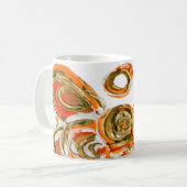 Orange Guardian Angel Custom Art Kaffee Tasse Cup (Vorderseite Links)