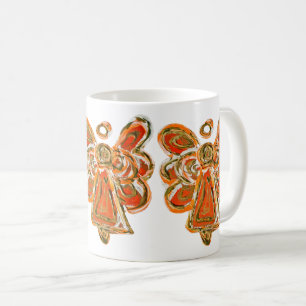 Orange Guardian Angel Custom Coffee Tassen Cup