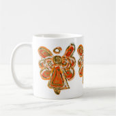 Orange Guardian Angel Custom Coffee Tassen Cup (Links)
