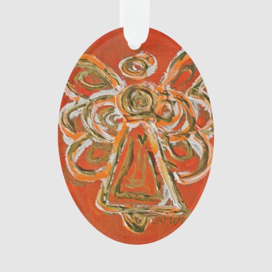 Orange Guardian Angel Ein perfektes Wochenende in Ornament (Vorderseite)