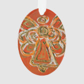 Orange Guardian Angel Ein perfektes Wochenende in Ornament (Rückseite)