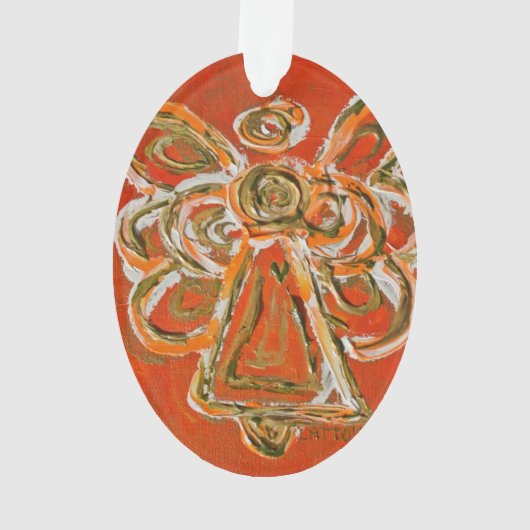 Orange Guardian Angel Ein perfektes Wochenende in Ornament (Rückseite)