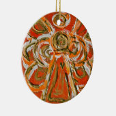Orange Guardian Angel Ornament Pendant (Rechts)