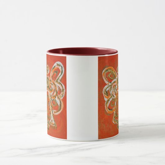 Orange Guardian Angel Tasse oder Cup (Zentrum)