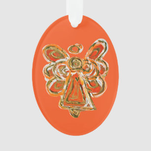 Orange Guardian Engel Weihnachtsanhänger Ornamente
