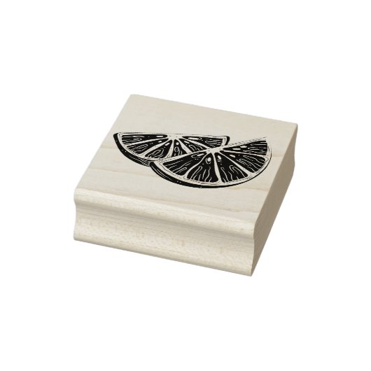 Orange Gummistempel (Stempel)