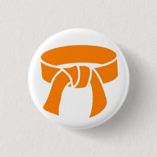 Orange Gurt-Knopf Button