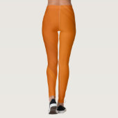 Orange Gym Yoga Workout Leggings (Rückseite)