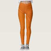 Orange Gym Yoga Workout Leggings (Vorderseite)