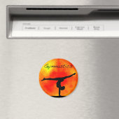Orange Gymnastics Magnet (In Situ (Geschirrspüler))
