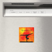 Orange Gymnastics Magnet (In Situ (Geschirrspüler))