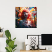 Orange Hair Fairy Poster (Heimbüro)