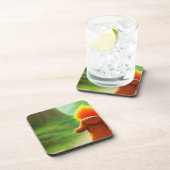 Orange Hair Getränkeuntersetzer (Rechte Seite)