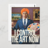 Orange Hair Man Kontrolle The Art of Museo Postkarte (Vorne/Hinten)