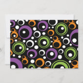 Orange Hajagween Einladung (Rückseite)