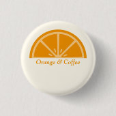 Orange Half Slice Button (Vorderseite)