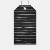 Orange Halloween Babydusche Danke Geschenkanhänger (Rückseite)