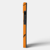 Orange Halloween/bat Case-Mate iPhone Case (Rückseite / Links)