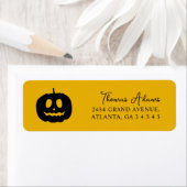 Orange Halloween Black Pumpkin (Insitu)