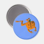 Orange Halloween Frosch Magnet (Vorderseite/Rückseite)