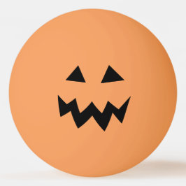 Orange Halloween-Kürbiskopf schnitzen Klingeln Tischtennisball