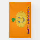 Orange Halloween Pumpkin Banner (Vertikal)