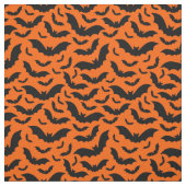 orange Halloween Vampir Fledermäuse gothic Stoff (Muster)