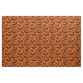 orange Halloween Vampir Fledermäuse gothic Stoff (Fat Quarter (45,7 x 55,9 cm))