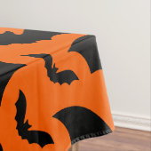orange Halloween Vampir Fledermäuse gothic Tischdecke (Beispiel)