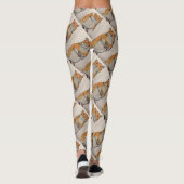 Orange Hamster Leggings (Rückseite)