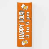 Orange Happy Hour Banner (Vertikal)