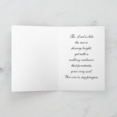 Orange Harvest Moon, Beileid, Ermutigung Karte (Innenseite)