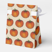 Orange Harvest Pumpkin Halloween Erntedank Fall Geschenkschachtel (Rückseite)
