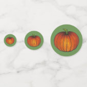 Orange Harvest Pumpkin Patch Herbst Konfetti (Vorderseiten)