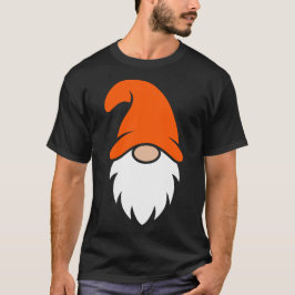Orange Hat Christmas Gnome T-Shirt