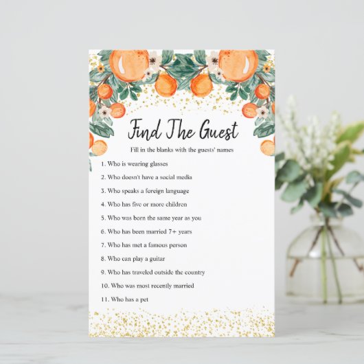 Orange Haupt-Squeeze Finden Sie das Gast-Spiel (Stehend Vorderseite)