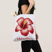 Orange hawaii Hibiskus Tasche (Von Nahem)