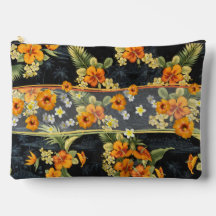 Orange Hawaiian Hibiskus Aloha Shirt