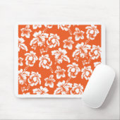 Orange Hawaiian Hibiskus Mousepad (Mit Mouse)